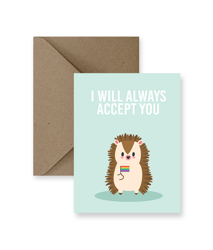 I Will Always Accept You Card