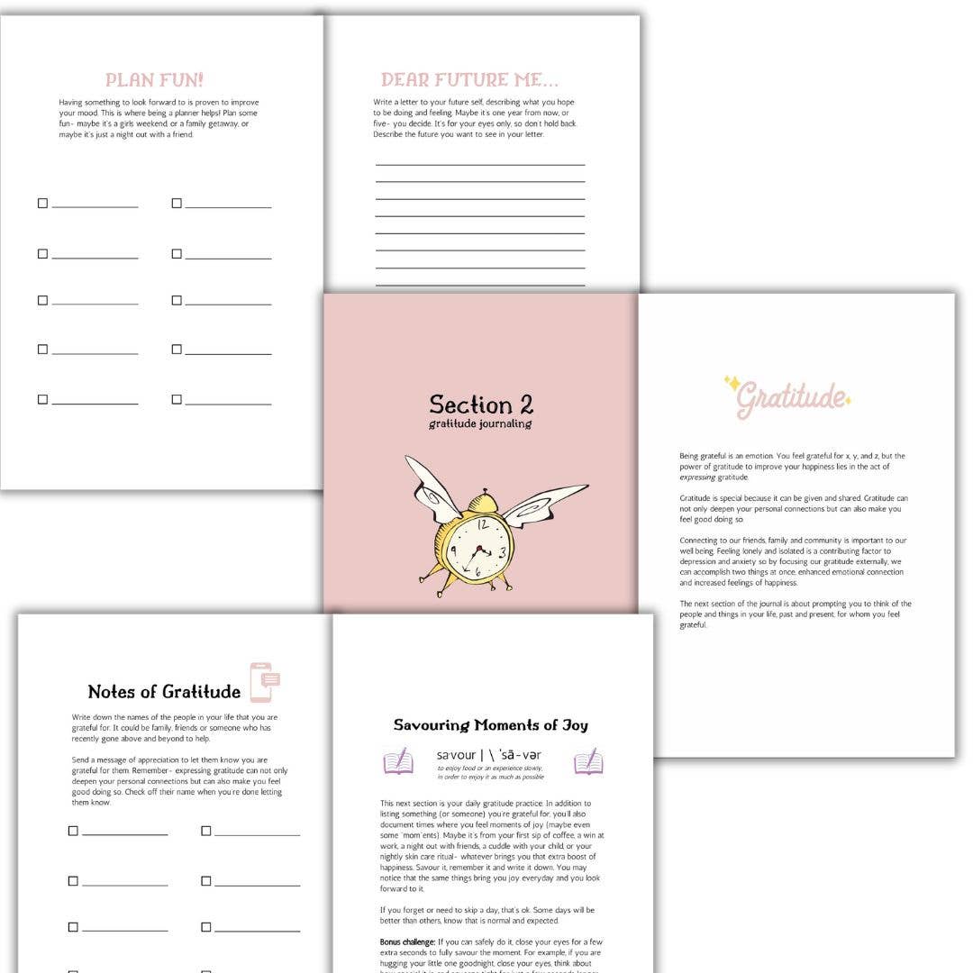 Gratitude Journal for Moms