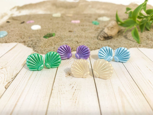 Sea Shell Studs
