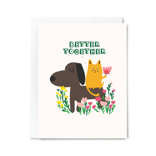 Better Together Love and Friendship Greeting Card