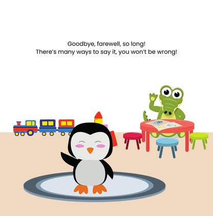 Goodbye Diapers- A potty training prep book for kids.