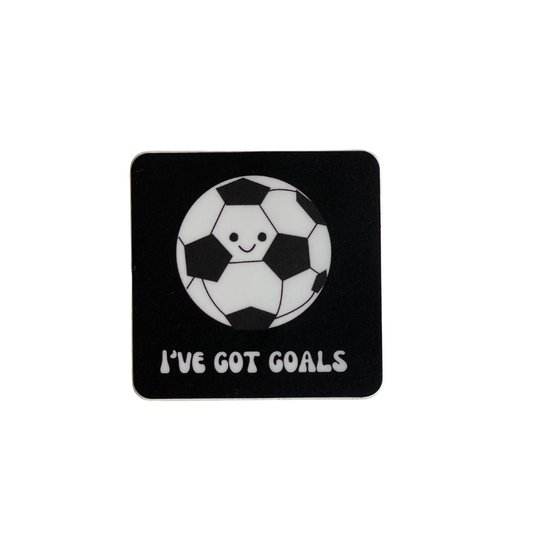 Soccer Sticker - "I've Got Goals"