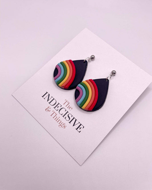 Pride Rainbow Dangle Earrings (Drop Styles)