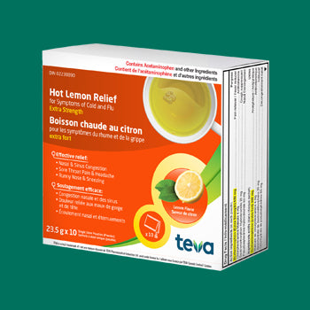 HOT LEMON RELIEF FOR COLD AND FLU