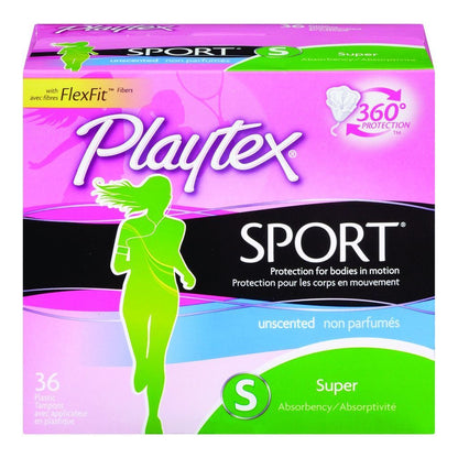 SPORT PLASTIC UNSCENTED TAMPONS