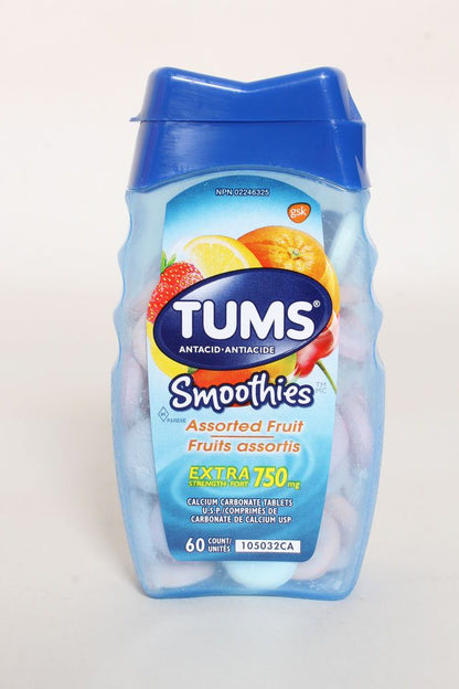 TUMS EXTRA STRENGTH SMOOTHIES (750MG)