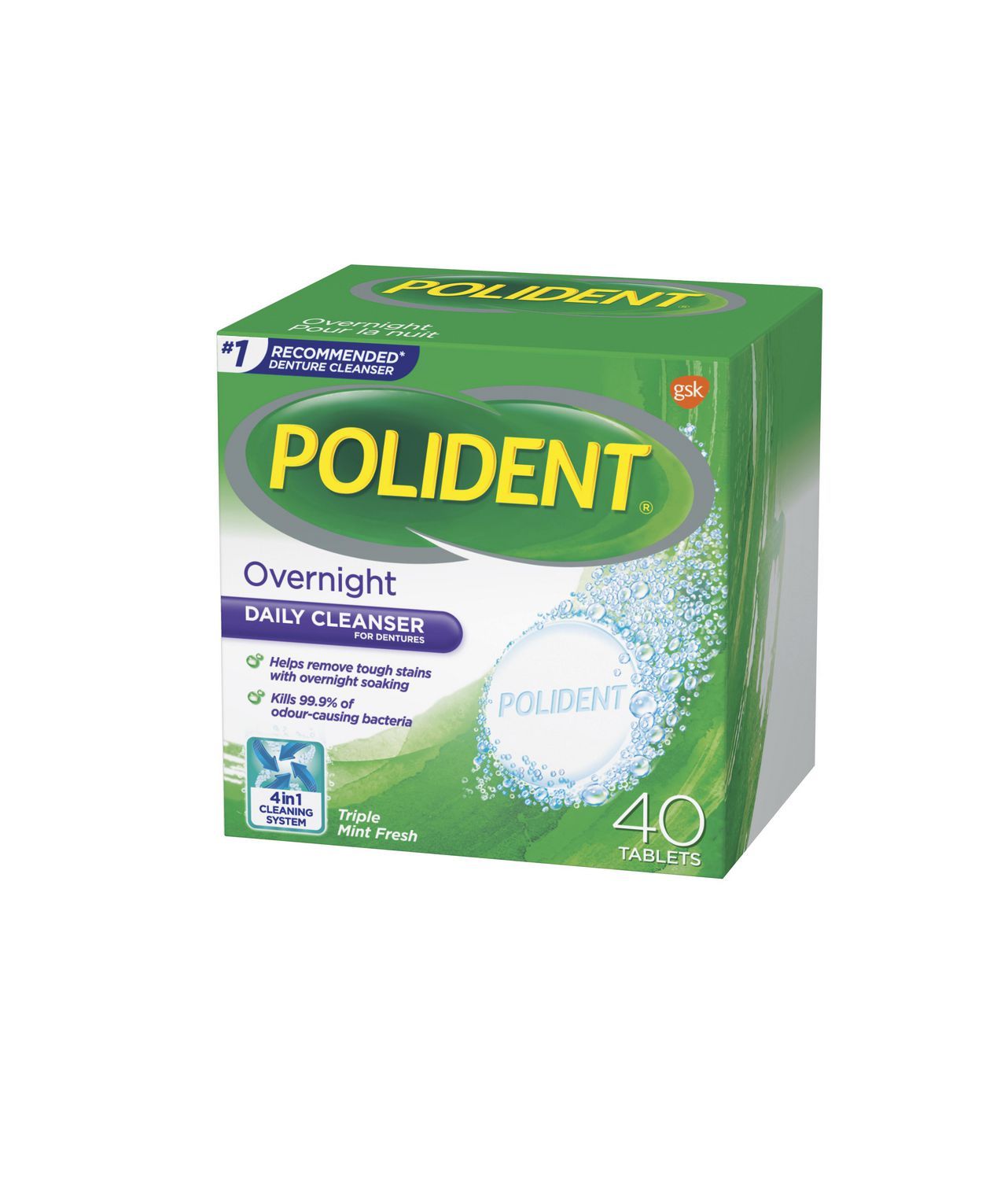 OVERNIGHT DENTURE CLEANSER