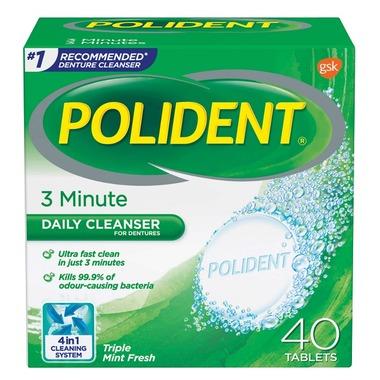 3 MINUTE DENTURE CLEANSER
