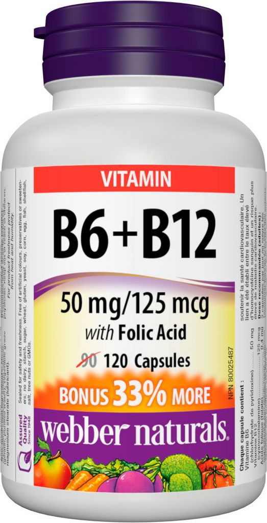 VITAMIN B6 & B12 WITH FOLIC ACID