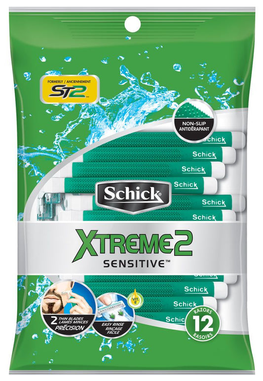 XTREME2 MENS DISPOSABLE RAZORS