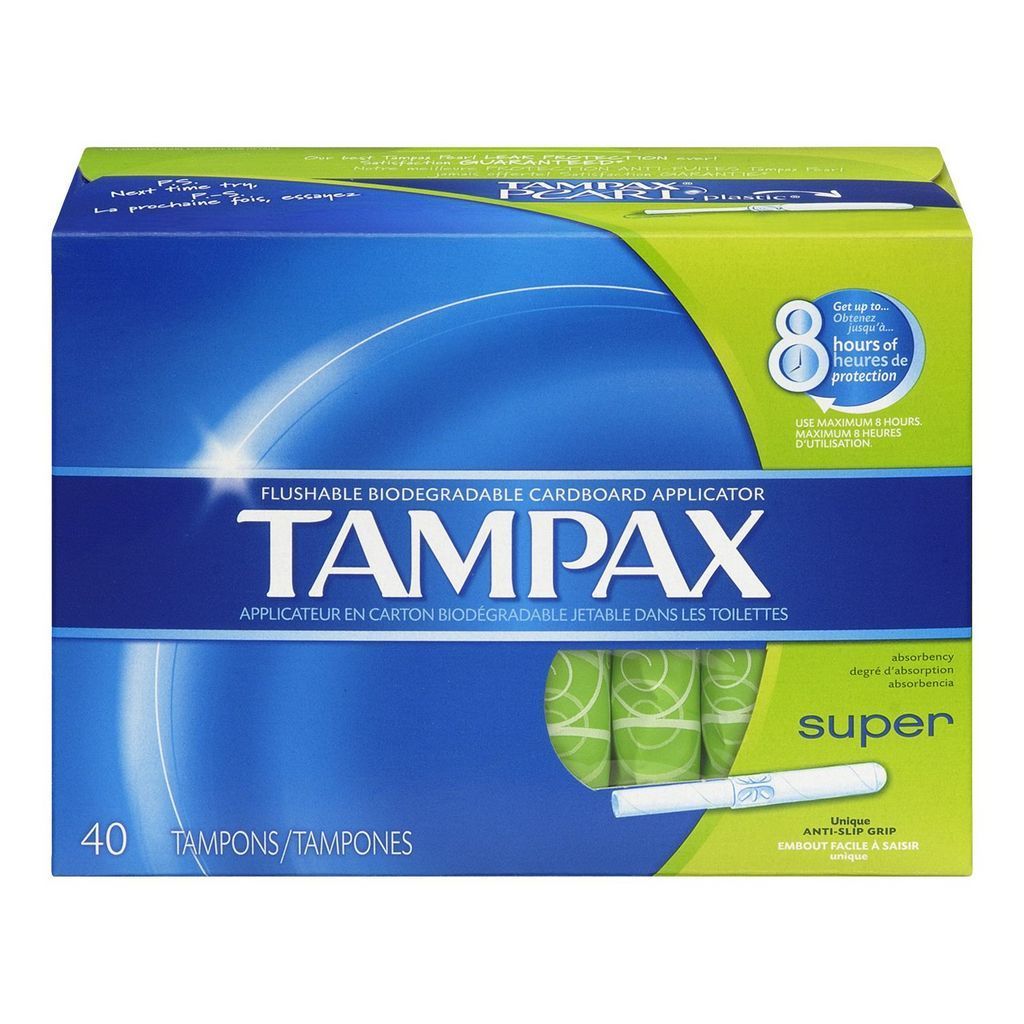 TAMPONS WITH CARDBOARD APPLICATOR