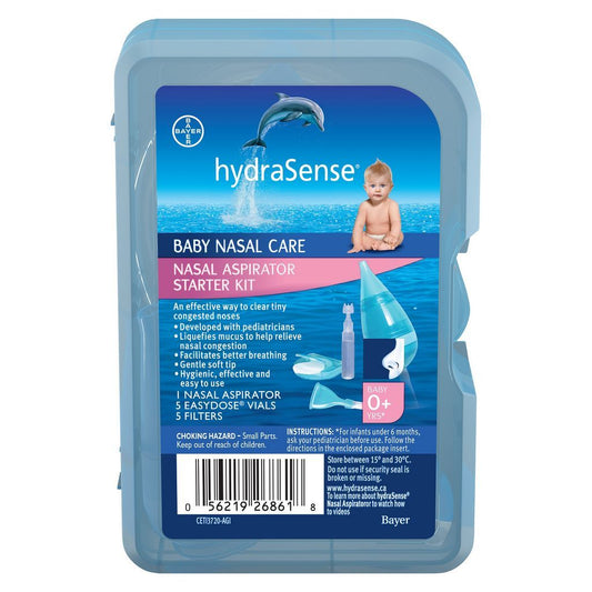 HYDRASENSE BABY CARE - NASAL ASPIRATOR STARTER KIT