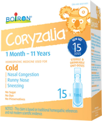 BABY&CHILDREN CORYZALIA COLD RELIEF ORAL SOLUTION