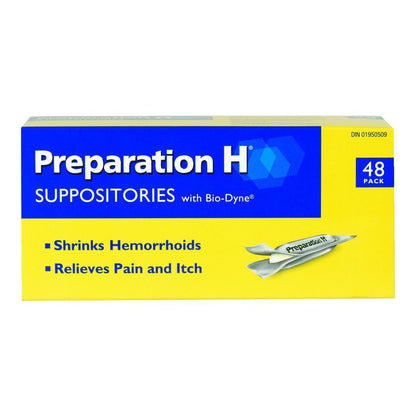 PREPARATION H SUPPOSITORIES
