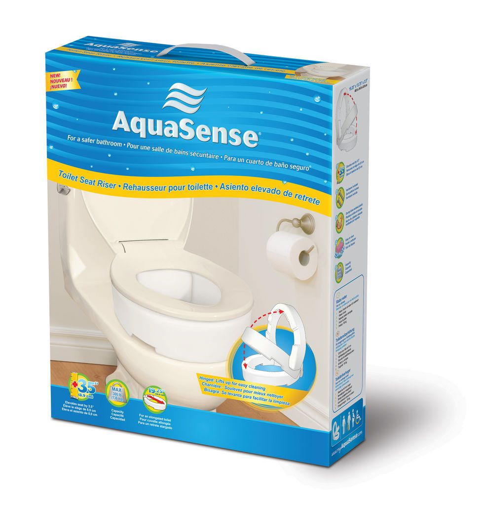 HINGED TOILET SEAT RISER