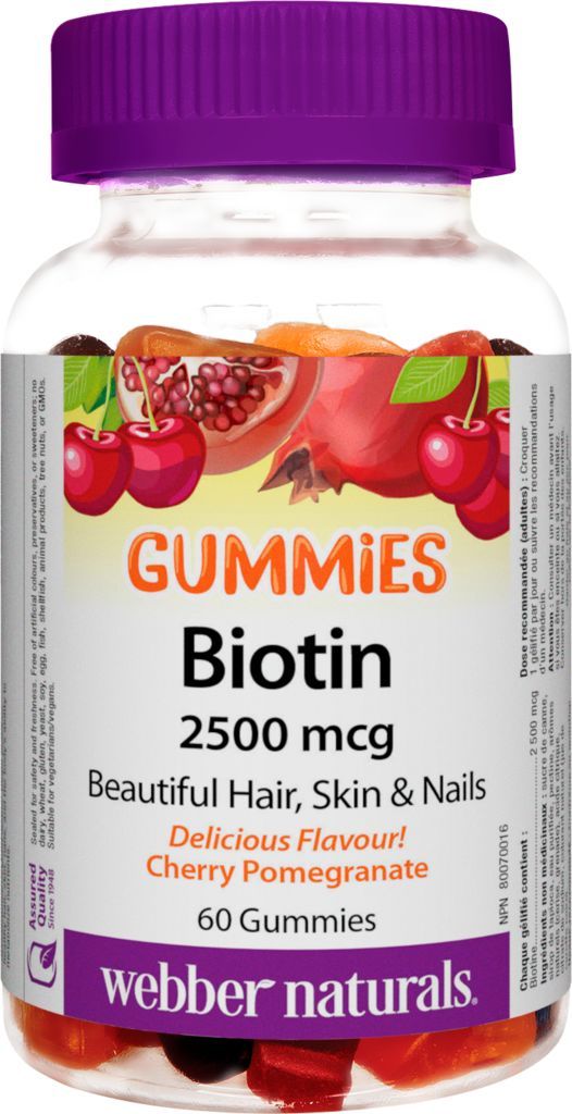 BIOTIN GUMMIES - CHERRY POMEGRANATE