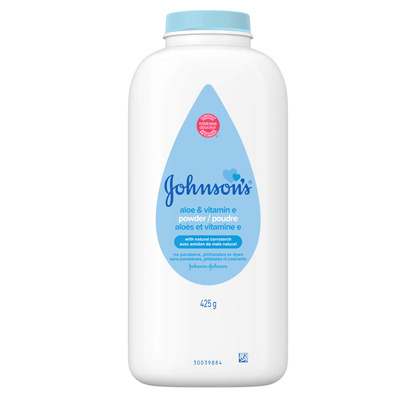 BABY POWDER - PURE CORNSTARCH with Aloe and Vitamin E