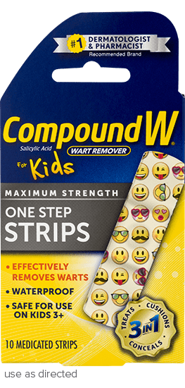 COMPOUND W ONE STEP KIDS MEDICATED PADS