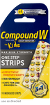 COMPOUND W ONE STEP KIDS MEDICATED PADS