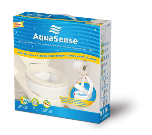 HINGED TOILET SEAT RISER