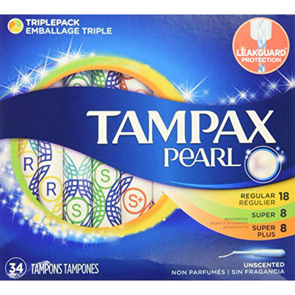 PEARL PLASTIC TAMPONS