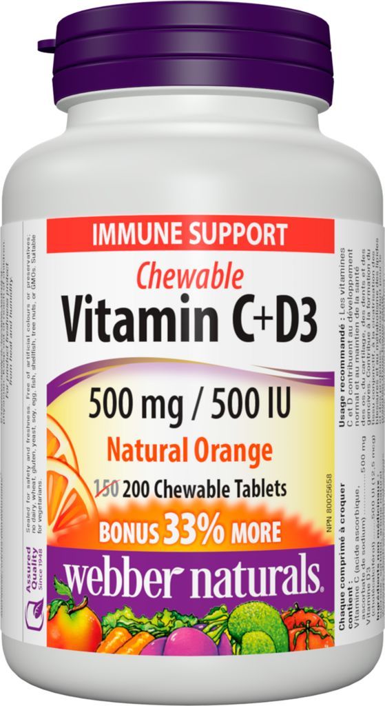 VITAMIN C & D CHEWABLE