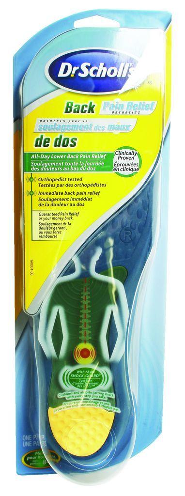 SCHOLLS BACK PAIN RELIEF ORTHOTICS
