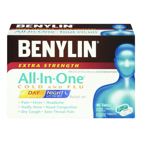 BENYLIN ALL IN ONE COLD & FLU DAY/NIGHT