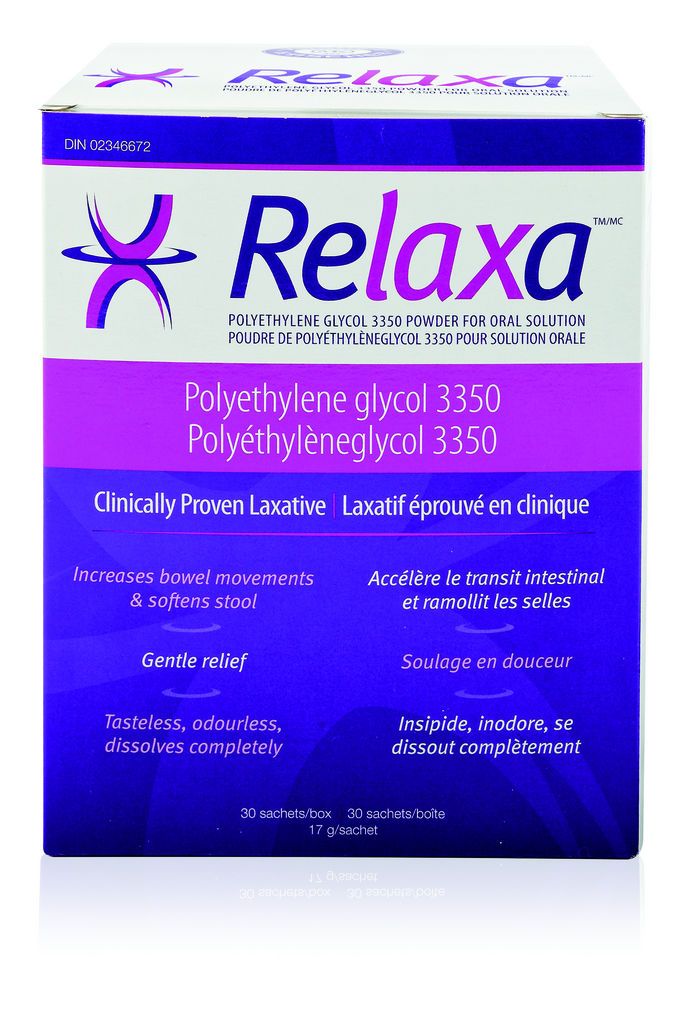 RELAXA PEG3350 GENTLE LAXATIVE POWDER