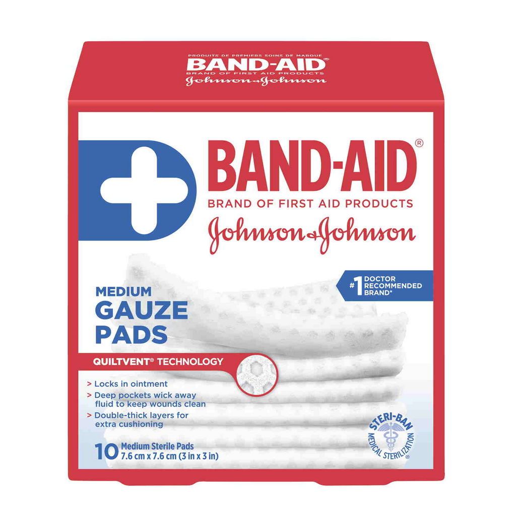 BAND-AID GAUZE PADS