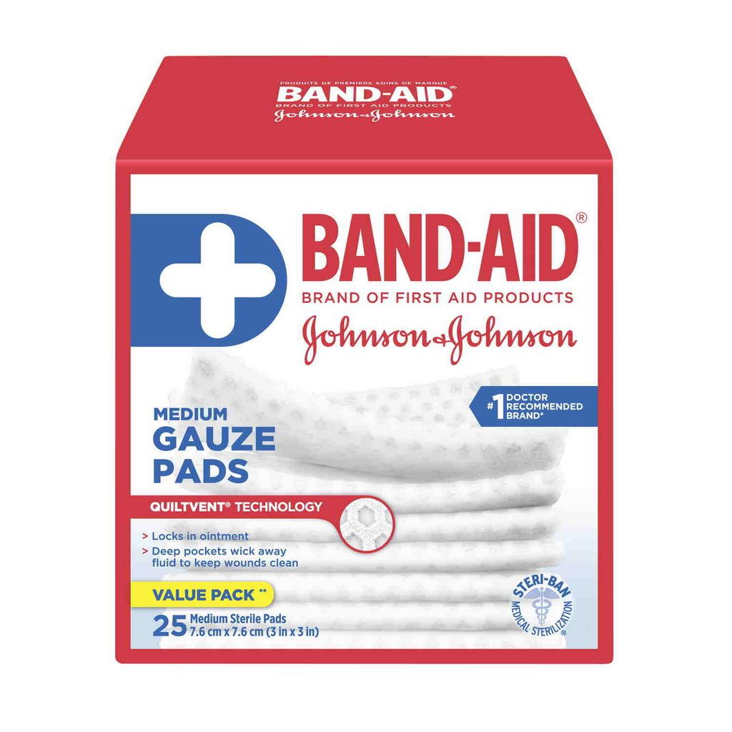 BAND-AID GAUZE PADS
