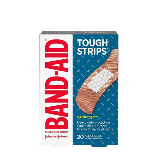 BAND-AID TOUGH STRIPS BANDAGES