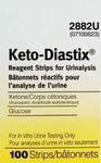 KETO-DIASTIX - URINE KETONES&GLUCOSE