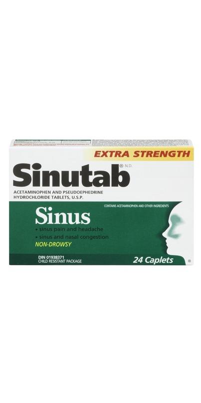 SINUTAB SINUS EXTRA STRENGTH