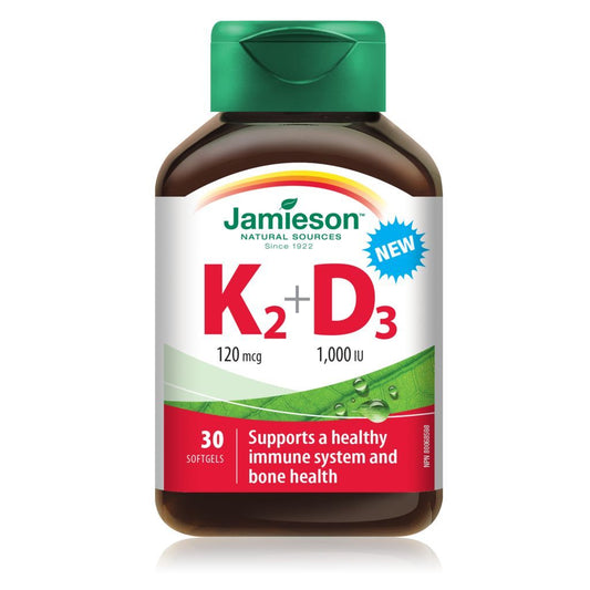 VITAMIN K2 + D3 (120mcg/1000IU)