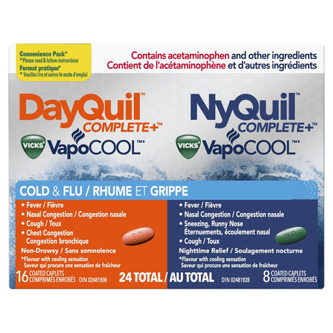 DAYQUIL & NYQUIL COMBO - COMPLETE COLD AND FLU