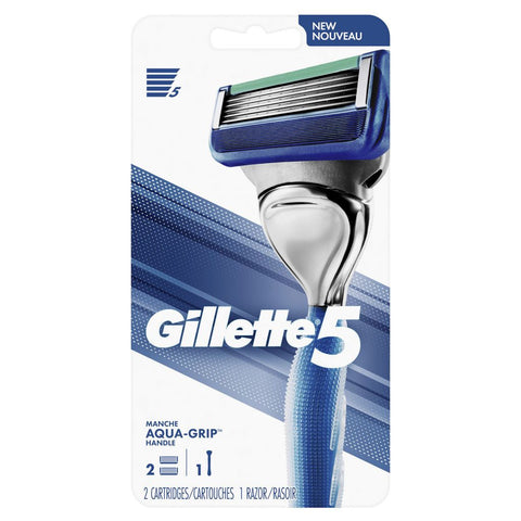 GILLETTE 5 - RAZOR + 2 CARTRIDGES