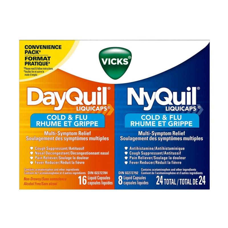 DAYQUIL & NYQUIL COMBO - COLD & FLU