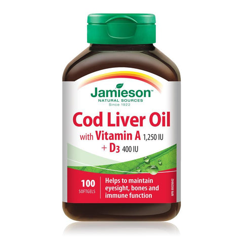 COD LIVER OIL WITH VITAMIN D&A