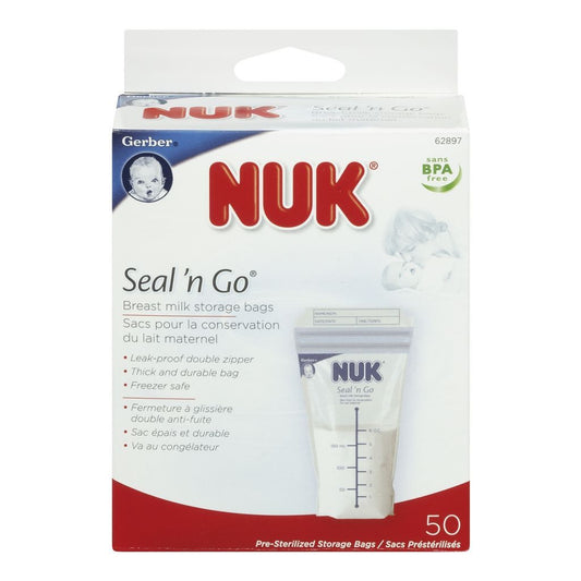 SEAL 'N GO BREAST MILK STORAGE BAGS