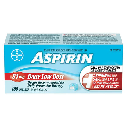 COATED DAILY LOW DOSE ASA 81MG