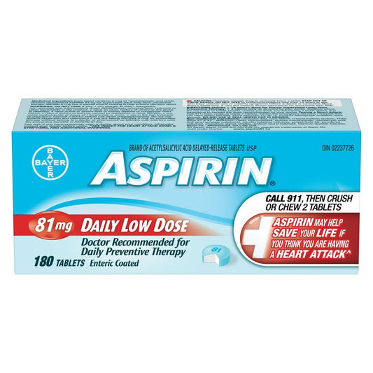 COATED DAILY LOW DOSE ASA 81MG