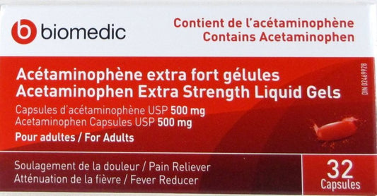 ACETAMINOPHEN 500MG LIQUIDGELS