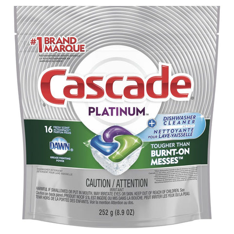 CASCADE PLATINUM ACTION Dishwasher DETERGENT TABS