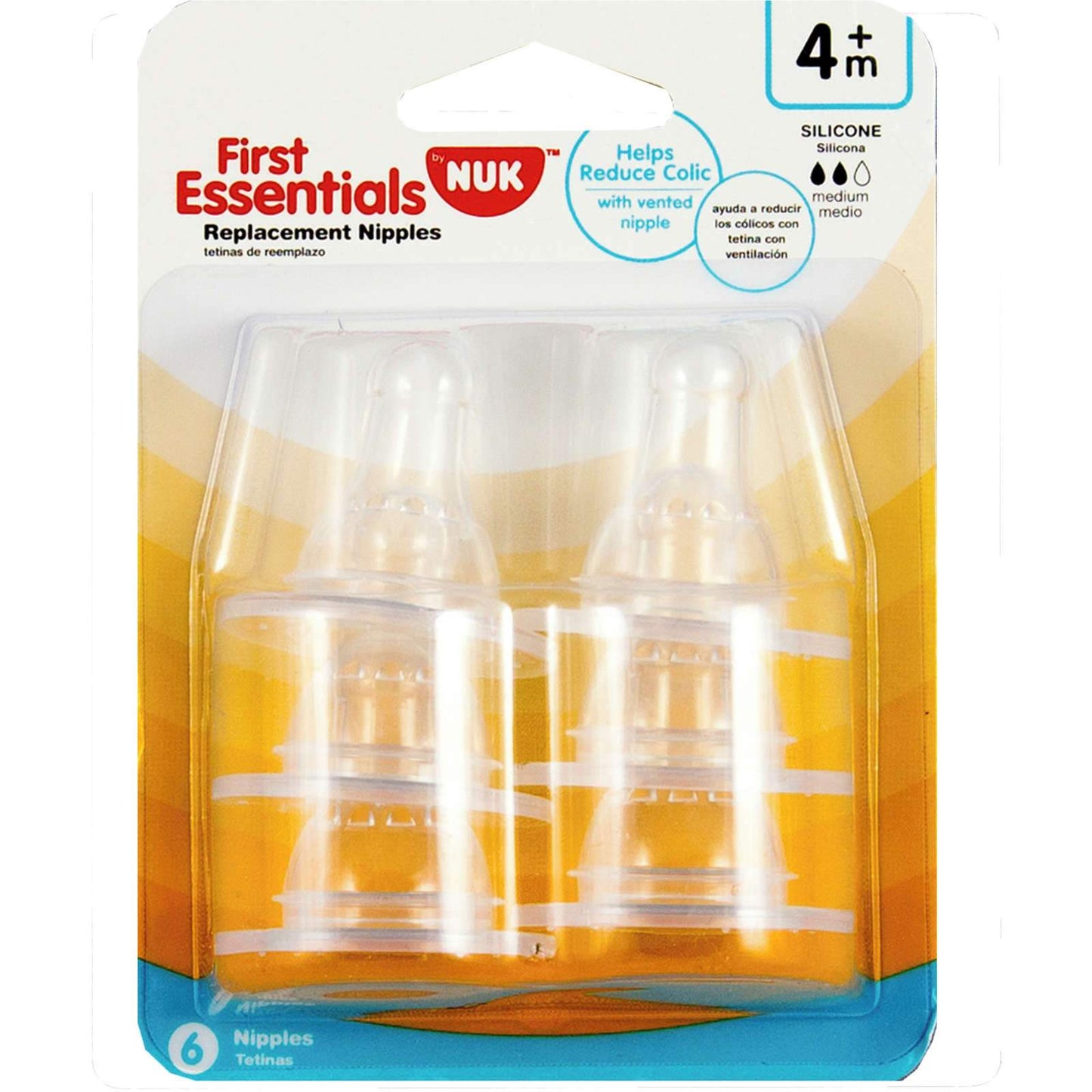 First Essentials SILICONE NIPPLES (Slow and Med)