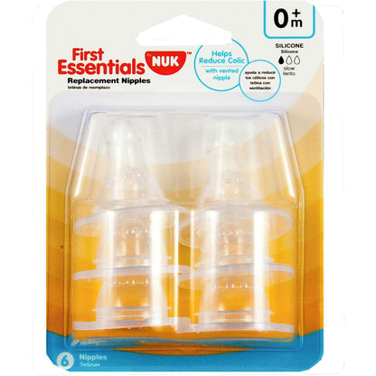 First Essentials SILICONE NIPPLES (Slow and Med)