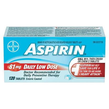 COATED DAILY LOW DOSE ASA 81MG