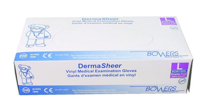 DERMASHEER VINYL GLOVES