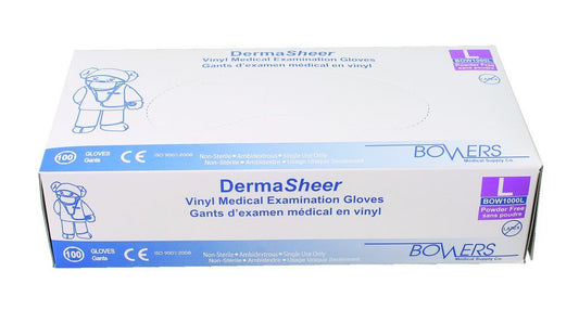 DERMASHEER VINYL GLOVES