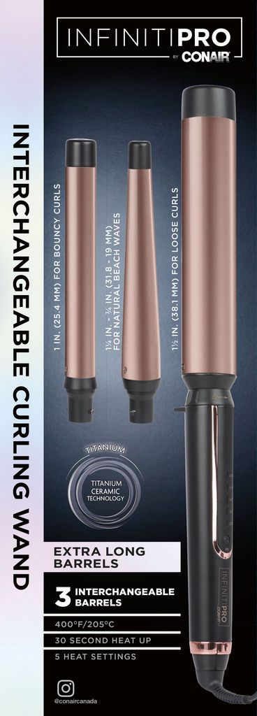 INFINITI PRO INTERCHANGEABLE CURLING WAND